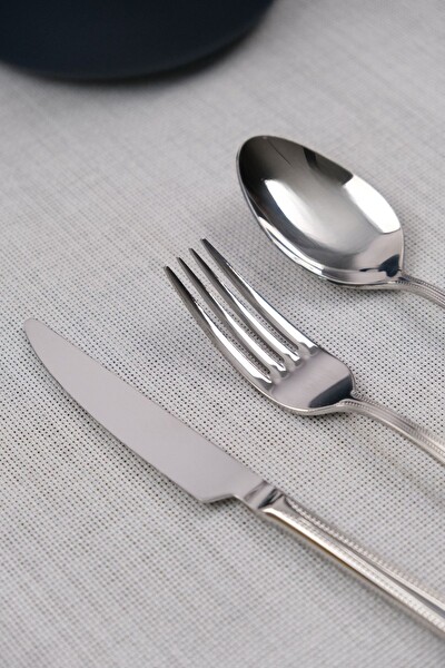 Lugga Sare 6 Kişilik 18 Parça Yemek Çatal Kaşık Bıçak Takımı