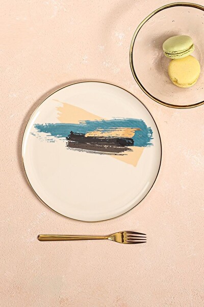 Porland Dash 21 CM Düz Pasta Tabağı 04ALM007904