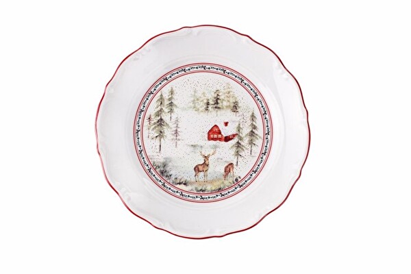 Porland Caribou 24 CM Düz Tabak