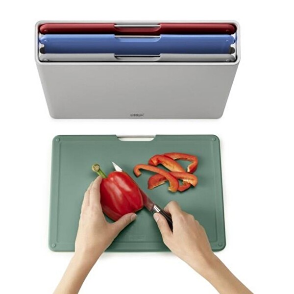 Joseph Joseph Folio Gümüş Büyük Kesme Tahtası Seti 60215