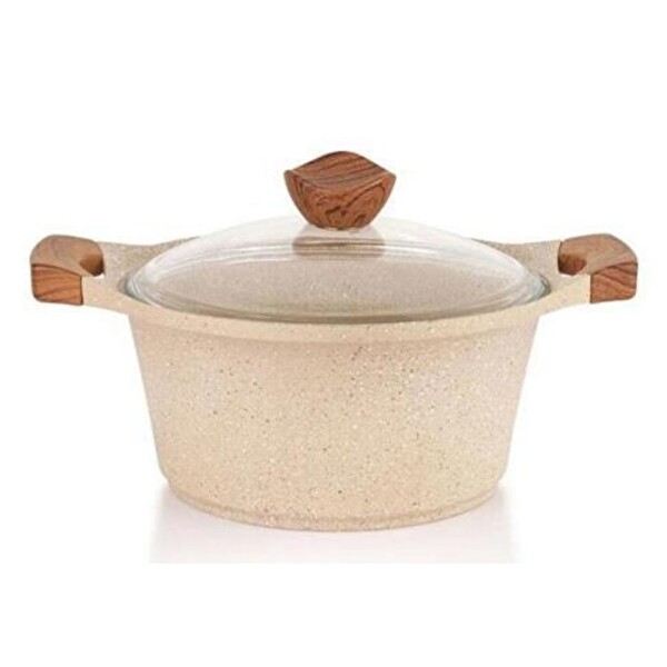 Schafer Tiara Alüminyum Döküm 7 Parça Krem Tencere Seti - 1S7039-20003-KRM01