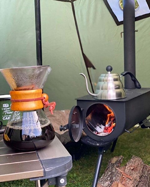 Campout 400 ML Filtre Kahve Cam Set