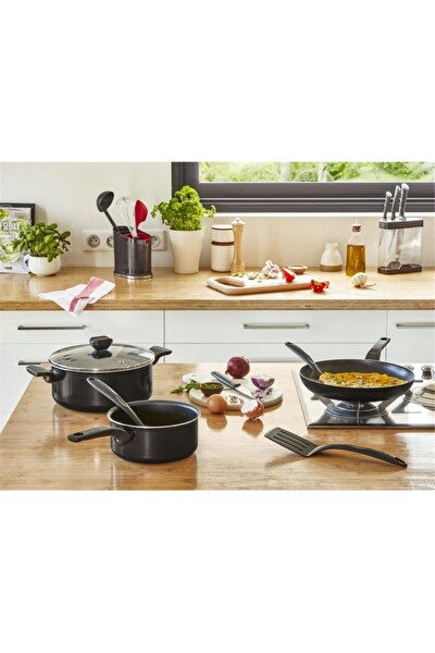 Tefal Titanyum 1X Simplyclean 28 CM Kısa Tencere B56772