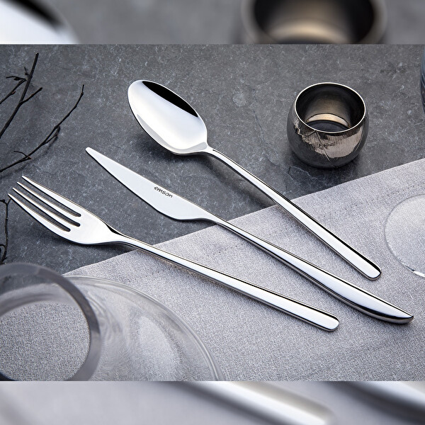 Emsan Elegance Bello 12 Kişilik 84 Parça Çatal Kaşık Bıçak Seti