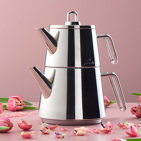 Jumbo Doha Çelik Çaydanlık