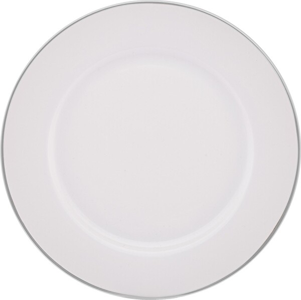 Emsan New Marly Porselen 60 Parça 12 Kişilik Yuvarlak Platin Yemek Takımı