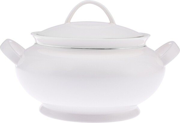 Emsan New Marly Porselen 60 Parça 12 Kişilik Yuvarlak Platin Yemek Takımı