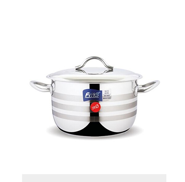 Fms 40x23 CM 29 L Lüks Derin Çelik Tencere FMS-1011