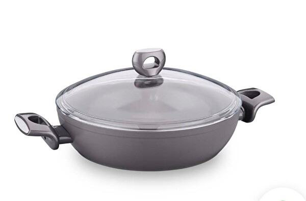 Korkmaz Nora 24x5.8 CM Seramik Kısa Tencere A3933