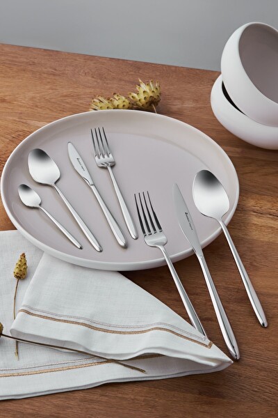 Karaca Flow Elegance 84 Parça 12 Kişilik Çatal Kaşık Bıçak Takımı
