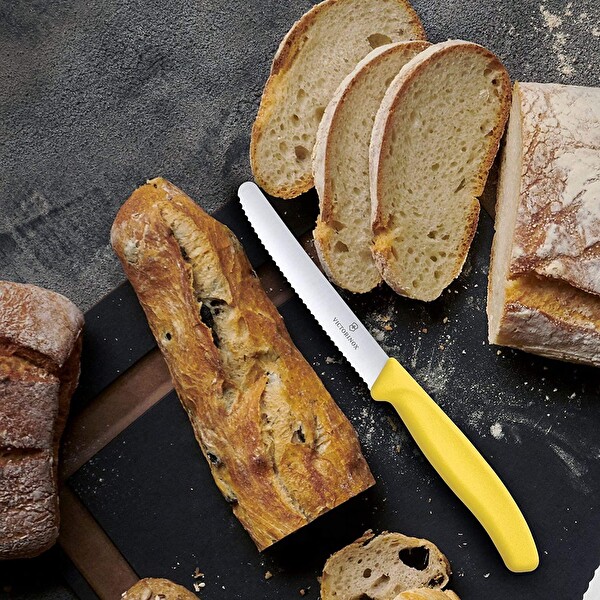 Victorinox SwissClassic 11 CM Sarı Domates ve Sosis Bıçağı