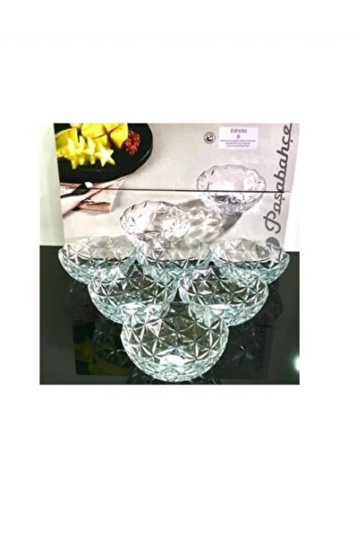 Paşabahçe Esterella 6'lı Cam Salata ve Sunum Kasesi 17 CM – 10543