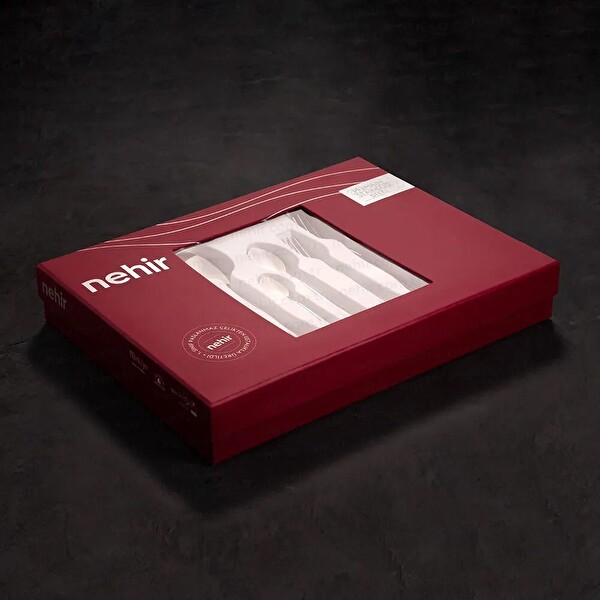 Nehir Sultan Sade 36 Parça 6 Kişilik Çatal Kaşık Bıçak Takımı