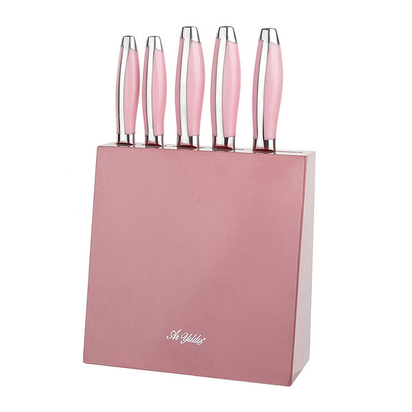 Aryıldız 30279-2 6 Parça Bıçak Set Pembe Saplı (50004)