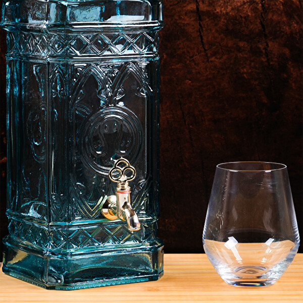 San Miguel Musluklu Köşeli Yağ Şişesi 3.5 Litre