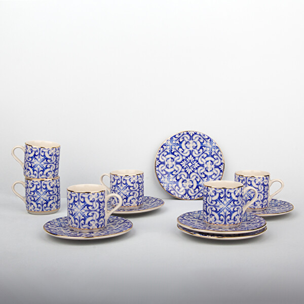 Aryıldız Piastrella 6 Kişilik Türk Kahve Fincan Takımı 100 Ml