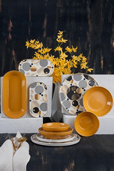 Acar Gölge 6 Kişilik 27 Parça Yemek Takımı