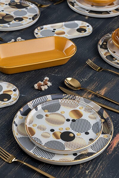 Acar Gölge 6 Kişilik 27 Parça Yemek Takımı