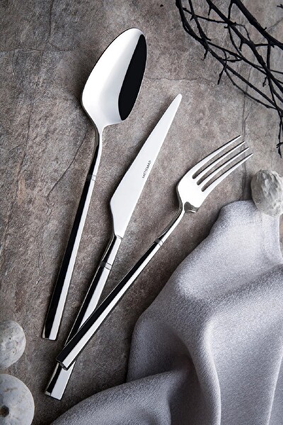 Emsan Premium Penta 84 Parça Lüks Kutulu Çatal Kaşık Bıçak Takımı 024609