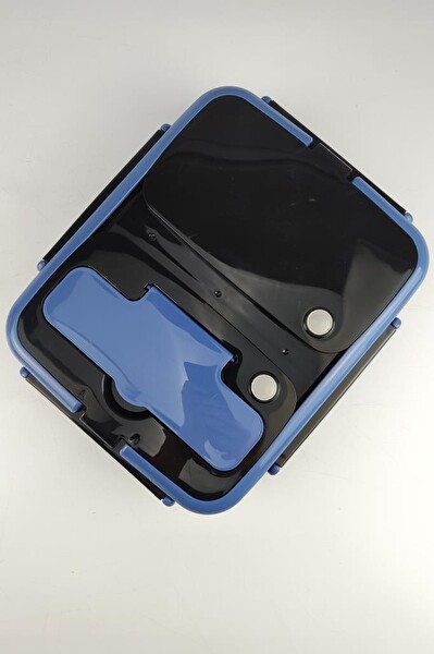 DigitHome Bölmeli Çelik Hazneli 25 CM Mavi Yemek Taşıma ve Saklama Kabı YK1392 C320.025