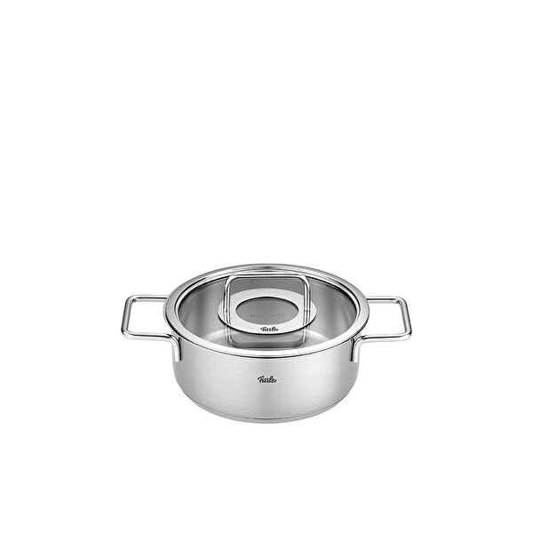 Fissler Pure Collection 8 Parça Cam Kapak Çelik Tencere Seti