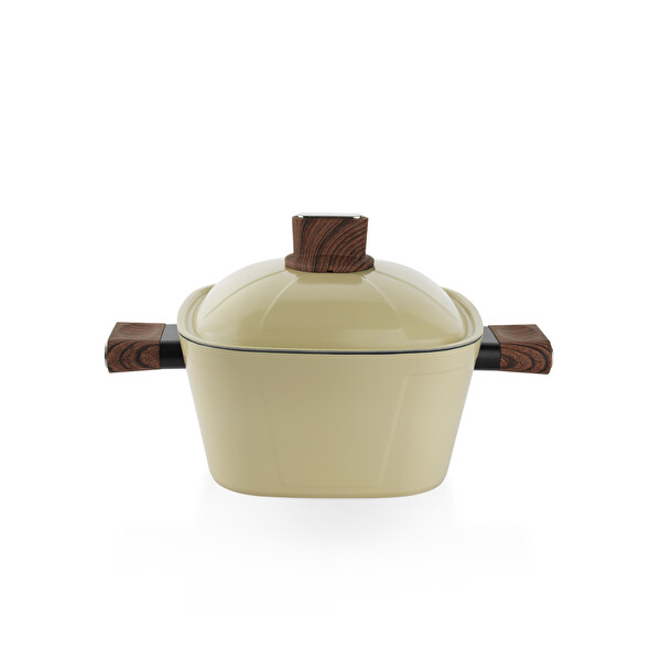 Schafer Challenger 7 Parça Seramik Krem Tencere Seti 1S0845-21003-KRM01