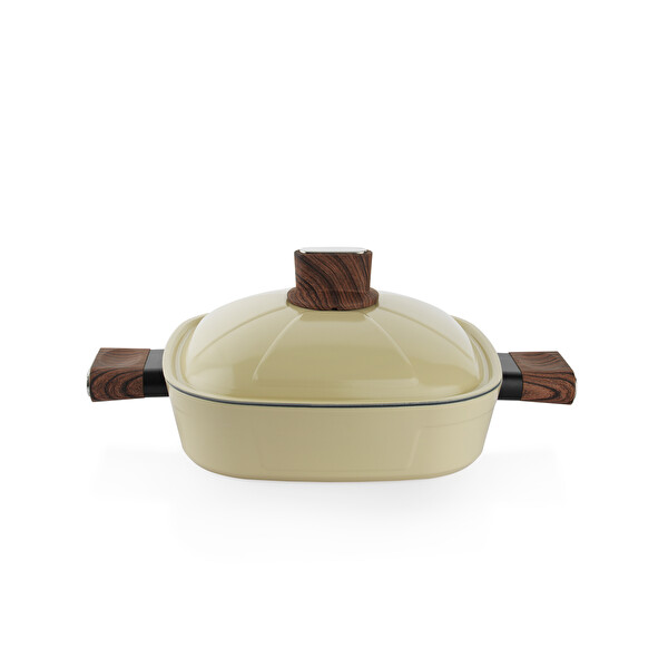 Schafer Challenger 7 Parça Seramik Krem Tencere Seti 1S0845-21003-KRM01