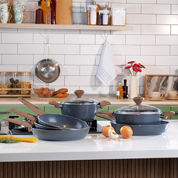 Schafer Fiesta 20 CM Seramik Siyah Derin Tencere 1S2037-21001-SIY01