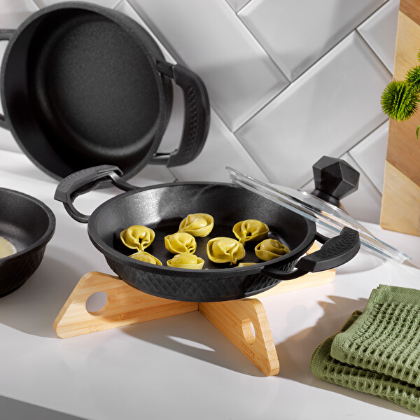 Schafer Crystal Döküm Mini Aile Seti 4 Parça Siyah 1S0827-20003-SIY01