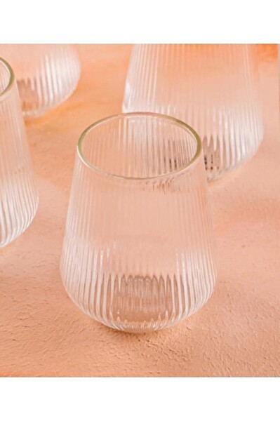 Acar 6'lı Cam Su ve Meşrubat Bardağı 450 ML - ACR-118/36