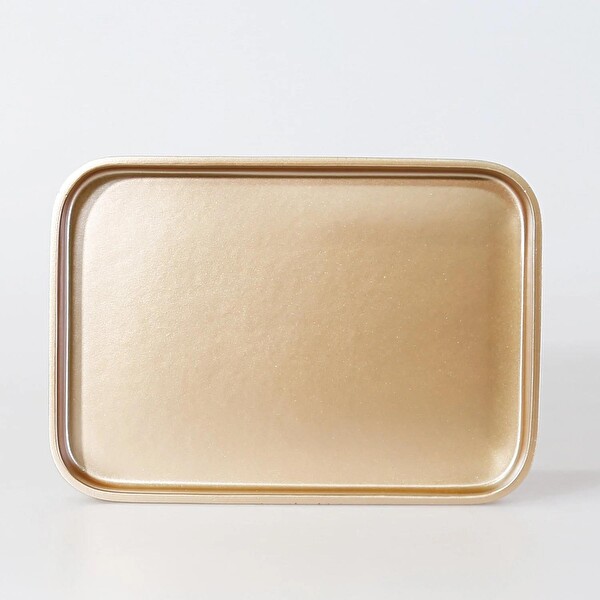 By Selim Victoria Dikdörtgen Tepsi Küçük Vizon 128VZN11RS