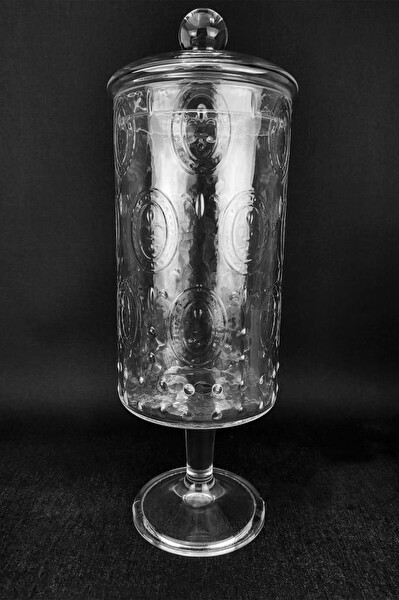 DigitHome Ayaklı Cam Sunumluk Kurabiyelik ve Şekerlik 31 Cm – FL.IFD.602 C1-1-288