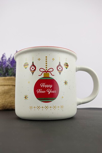 DigitHome New Year Porselen Yılbaşı Kupası 360 Cc Desen 4 – THN10800 C1-1-18