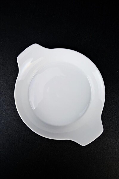 DigitHome Porselen Kahvaltılık Sahan Isıya Dayanıklı Servis Sunum Tabağı Oval 18 Cm - 63393 C320.045