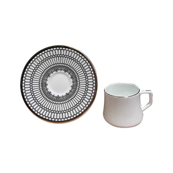 Evaliza Buket Mor 6 Kişilik Kahve Fincan Takımı 44072