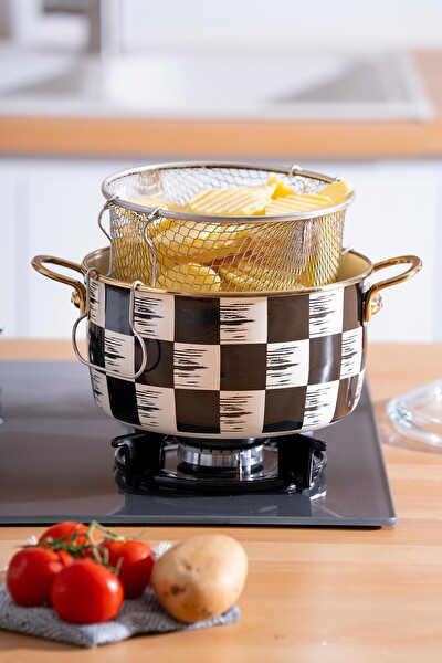 Acar Qualita King Emaye Fritöz Tencere 22 CM