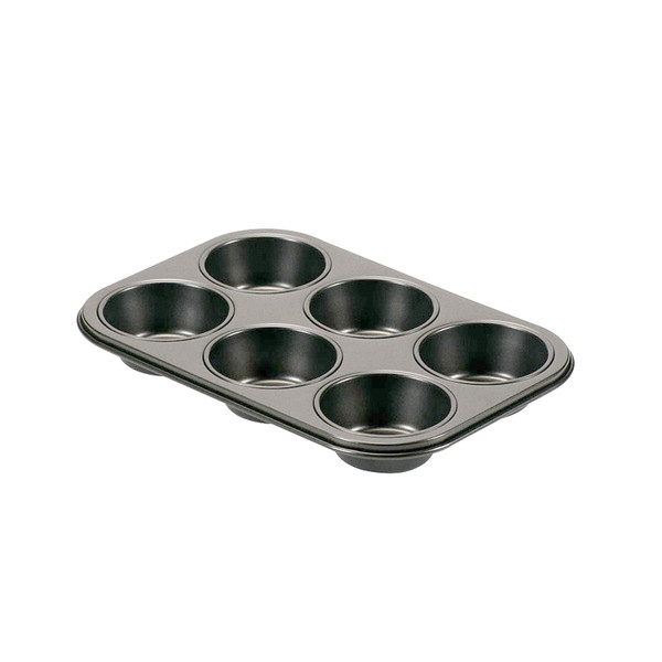 Guardini 6'lı Muffin Kek Kalıbı Gri