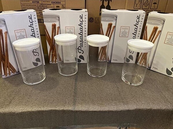 Paşabahçe 43736B Breakfast 4'lü Kavanoz 730 CC Beyaz