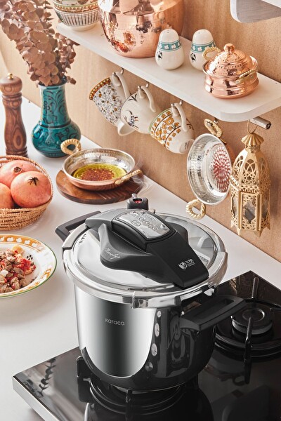 Karaca Marsilya Indüksiyon Tabanlı 7 Litre Düdüklü Tencere