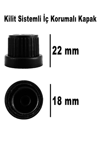 DigitHome 132’li 50 ML Siyah Kilit Kapaklı Söz Nişan Hediyelik Kolonya Koku Süs Cam Şişesi C1-1-149