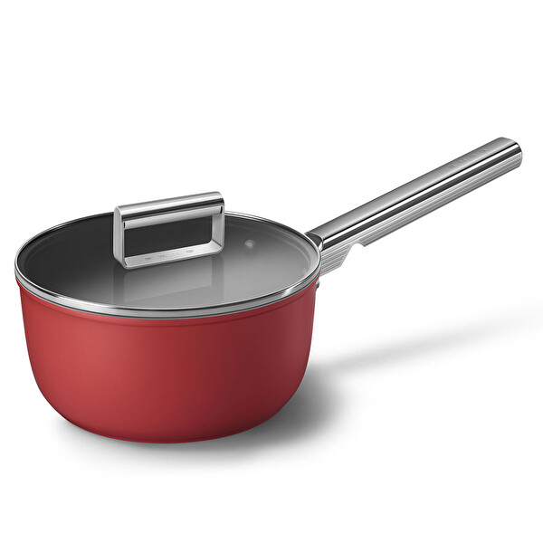 Smeg Cookware 50's Style Kırmızı 20 CM Sos Tenceresi CKFS2011RDM