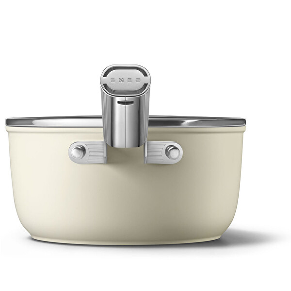 Smeg Cookware 50's Style Krem 20 CM Sos Tenceresi CKFS2011CRM
