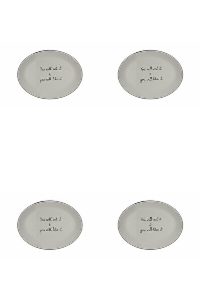Hope Kayık Tabak 28cm 4'lü 04lfh000467