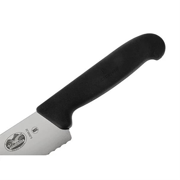 Victorinox 22 CM Tırtıklı Dilimleme Şef Bıçağı Siyah 5.2033.22