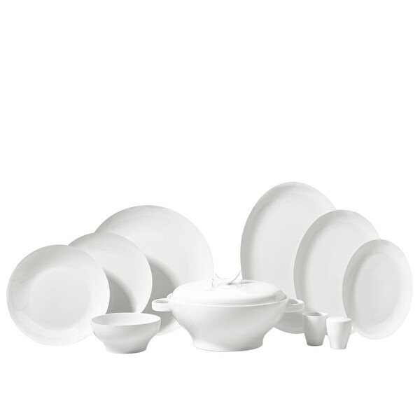 Korkmaz A8185 Lidya Collection 60 Parça Porselen Yemek Takımı