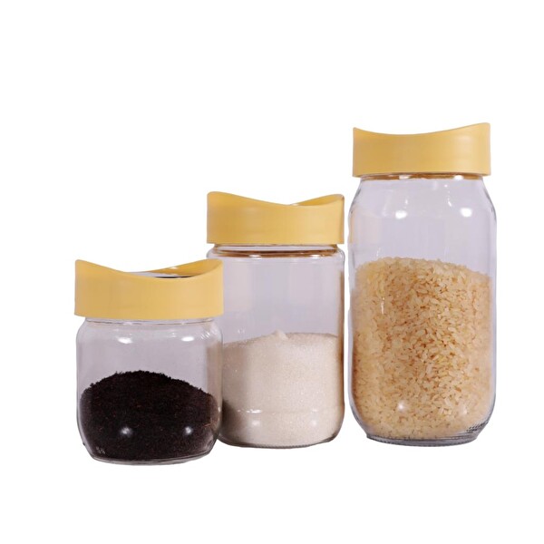 Herevin 149378-482 Kavanoz Seti 3'lü (425-660-1000 ML)