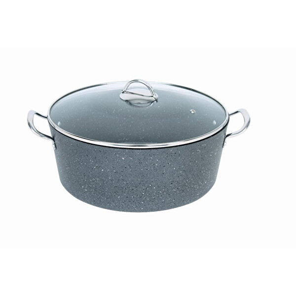 Fms G1009 Granit Endüstriyel 34 No Derin Tencere Gri