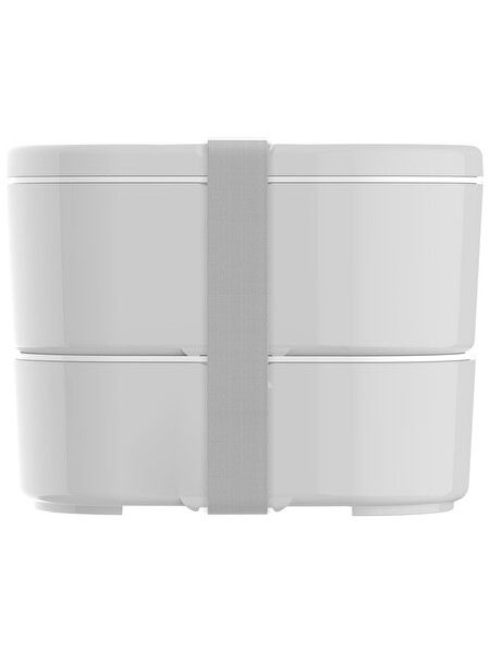 Zweikell Boxy Large Cosmıc 3 Bölmeli 1450Ml (49Oz) Lunch Box - Yemek Taşıma Kabı - Gri