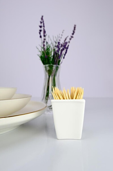 DigitHome Bone Porselen Kürdanlık Beyaz – ES