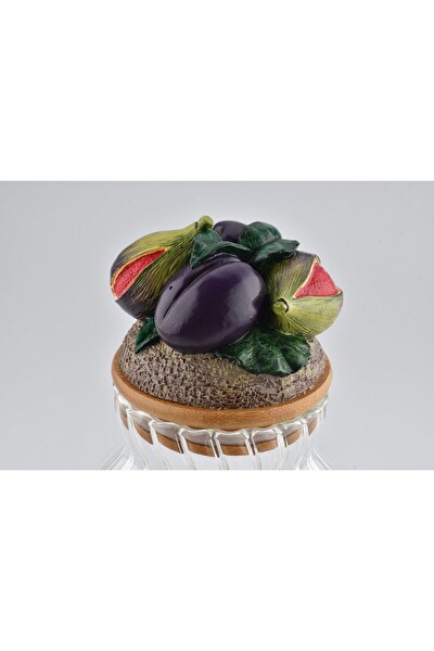 By Uzunoğlu Özel Tasarım İncir & Erik Figürü Kapaklı Reçel Kavanozu